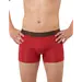 Set heren microfiber boxershort / hipster 18453 - Microfiber ondergoed - Snel drogend - Manenn onderbroek - Rood