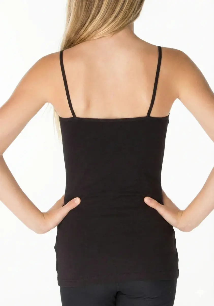 Beeren meisjes hemdje spaghetti bandjes - Natasja - Microfiber - Onderhemd kind - aansluitend - singlet