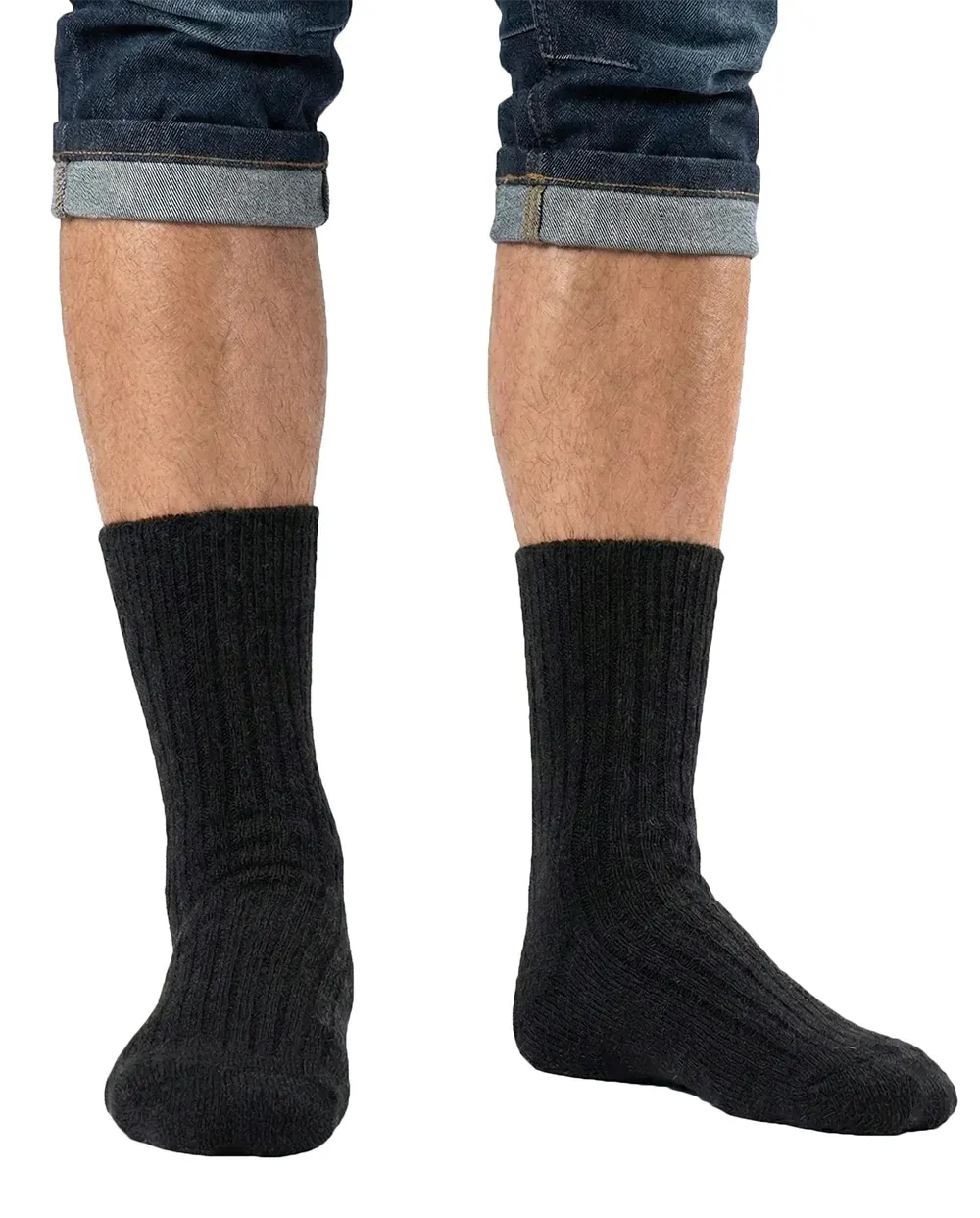 Angro Heren wollen sokken - badstof zool - Heavy Terry