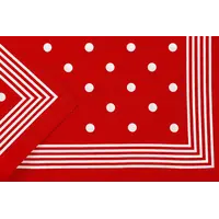 Boeren zakdoek rood stippel 55 x 55 cm Boeren zakdoek rood stippel 55 x 55 cm