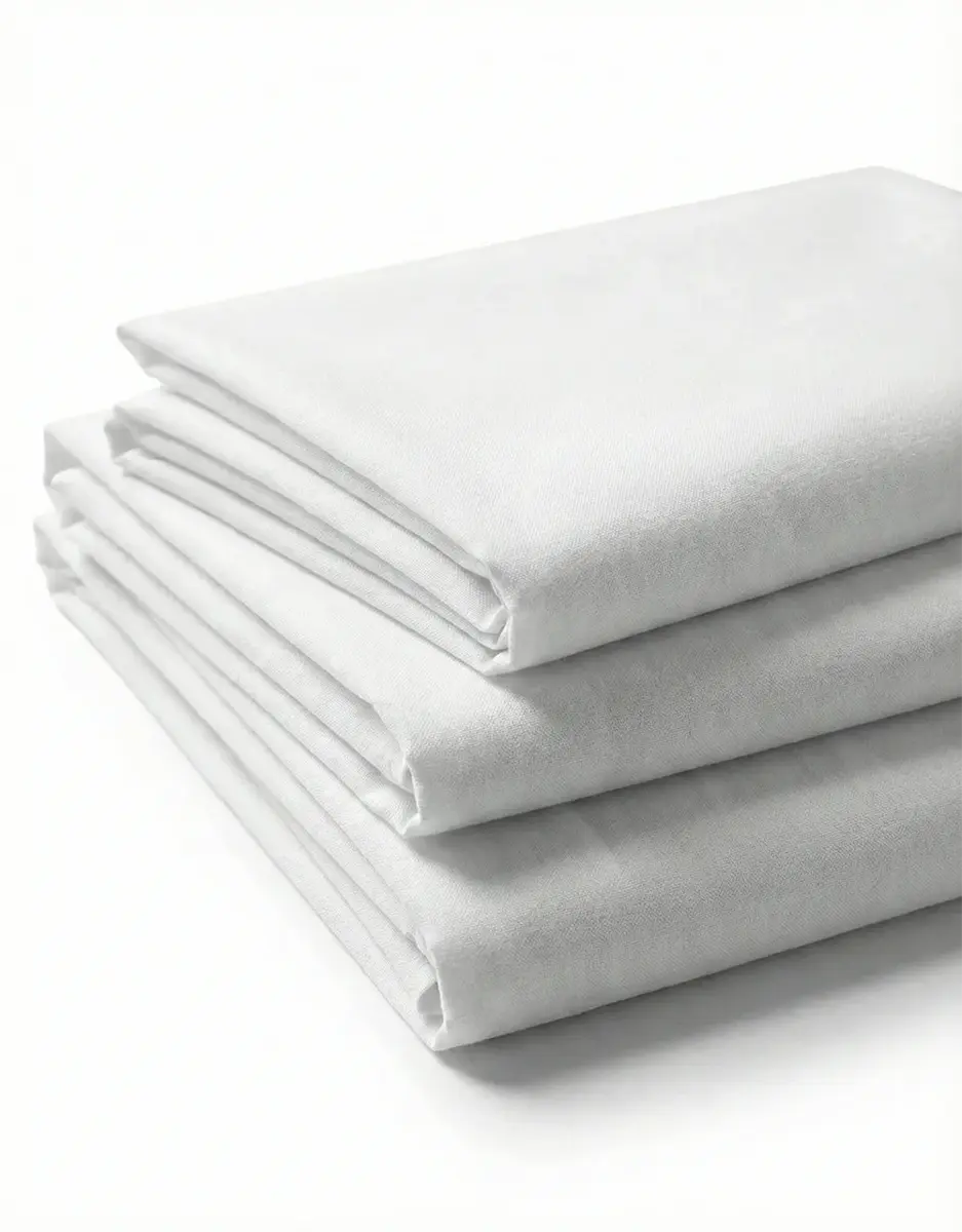 Tiseco Heren Zakdoek wit, 12 stuks - Katoenen stoffen zakdoek