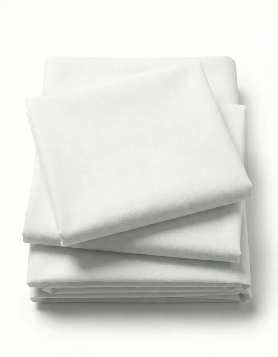 Tiseco Heren Zakdoek wit, 12 stuks - Katoenen stoffen zakdoek Tiseco Heren Zakdoek wit, 12 stuks - Katoenen stoffen zakdoek