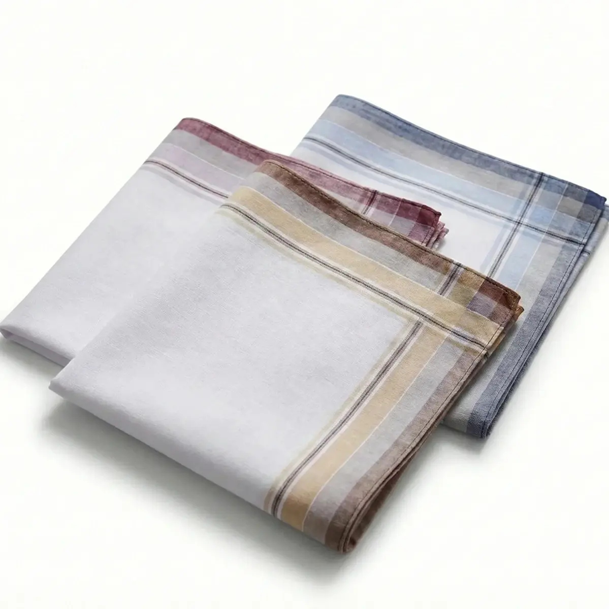 Tiseco 12 stuks Heren zakdoeken - dikke kwaliteit -1202 Tiseco 12 stuks Heren zakdoeken - dikke kwaliteit -1202