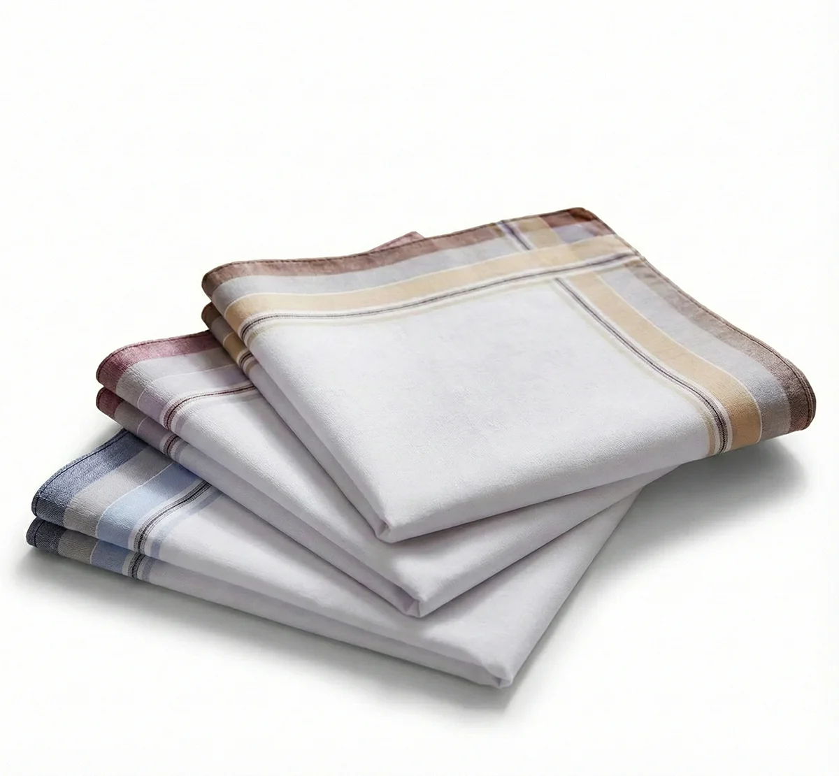 Tiseco 12 stuks Heren zakdoeken - dikke kwaliteit  -1202