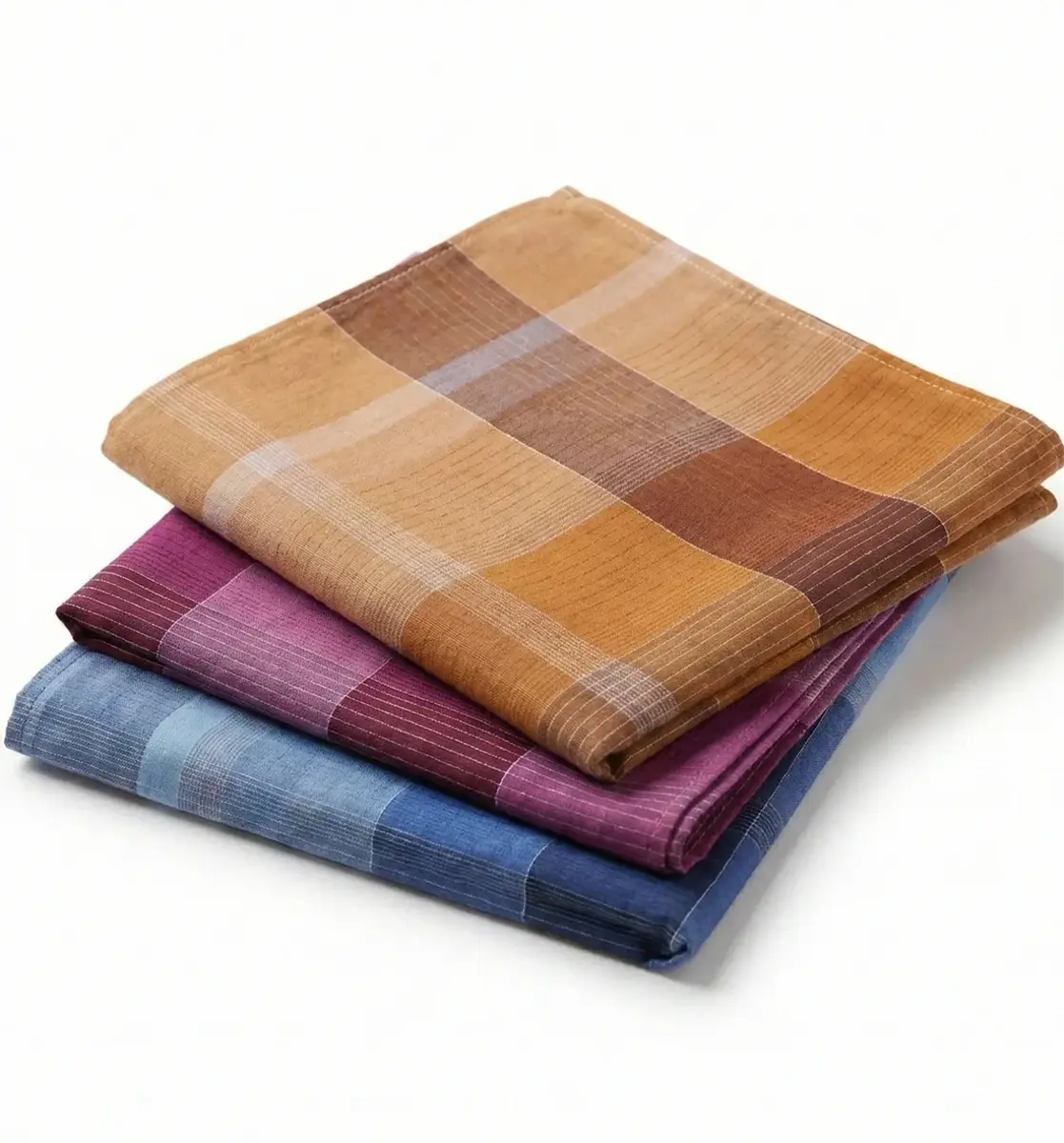 Tiseco 12 Stuks - Dames zakdoeken 1604/A - Katoenen zakdoeken