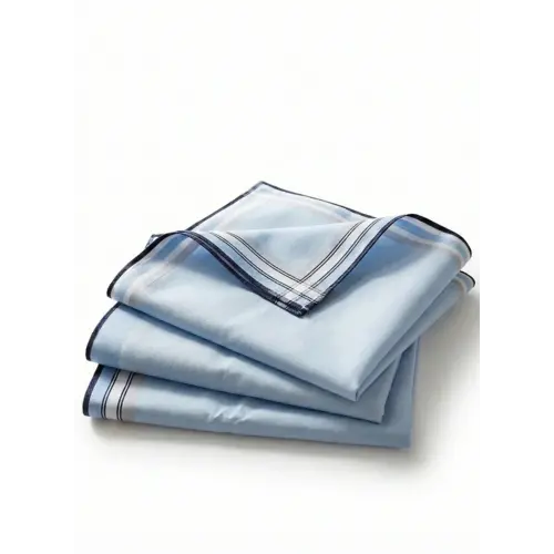 Swan 6 stuks Heren zakdoeken - Lichtblauw Swan 6 stuks Heren zakdoeken - Lichtblauw