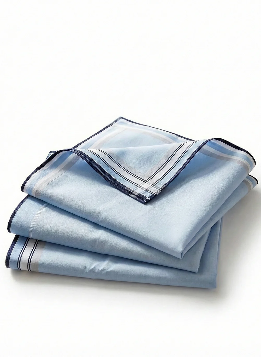 Swan 6 stuks Heren zakdoeken - Lichtblauw Swan 6 stuks Heren zakdoeken - Lichtblauw