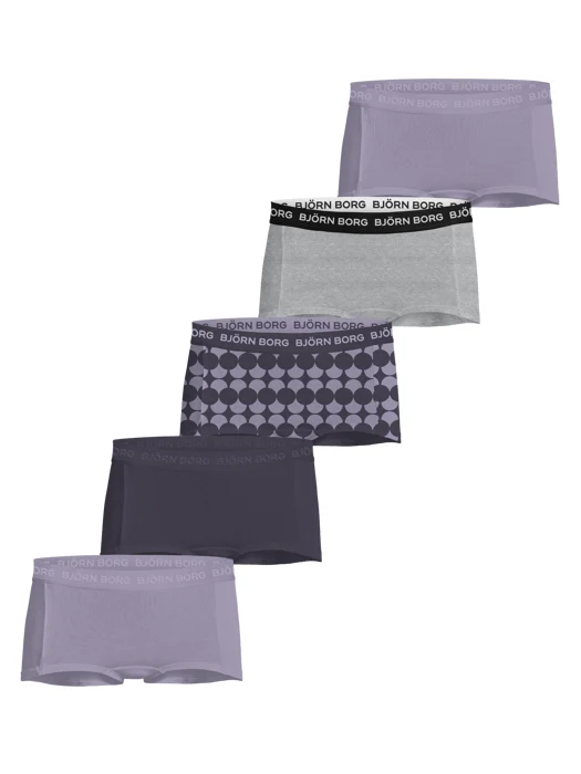 Björn Borg 5-Pack meisjes boxershorts - Minishorts