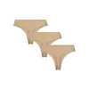 Pieces 3-pack naadloze dames string - invisible seamless strings