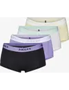 Pieces 4-Pack - Dames short - Paisley Purple - Katoenen dames boxershorts