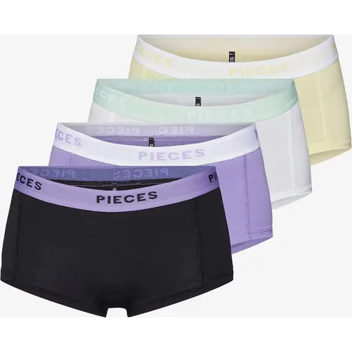 Pieces 4-Pack - Dames short - Paisley Purple