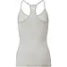 Puma dames hemd Racerback - Tank top - Wit & Grijs - Vrouwen onderhemd modal - katoen - Spaghetti bandjes - Grijs