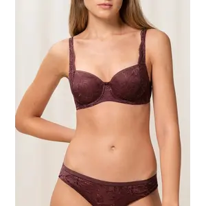 TRIUMPH BH Amourette Charm T WHP02 - Decadent Chocolate - kanten Beugel bh voorgevormd