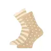 Basset homesocks 2-pack - Fluffy Fleece Huissokken Dots