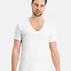Bamboo Basics 2-pak heren T-shirts V-hals - slim fit - Vigo - Strakke Bamboe heren ondershirts
