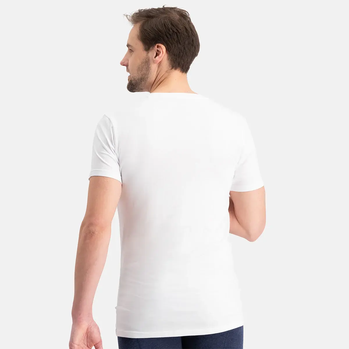 Bamboo Basics 2-pak heren T-shirts V-hals - slim fit - Vigo - Strakke Bamboe heren ondershirts