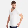 Bamboo Basics 2-pak heren T-shirts V-hals - slim fit - Vigo - Strakke Bamboe heren ondershirts