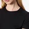 Pieces dames ondershirt korte mouw - T-shirt vrouwen katoen - Slim fit aansluitend