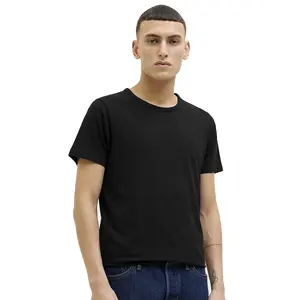 Jack & Jones 2-pack heren T-shirts ronde hals - zwart en wit Katoenen heren ondershirt korte mouwen - Witte t shirts heren