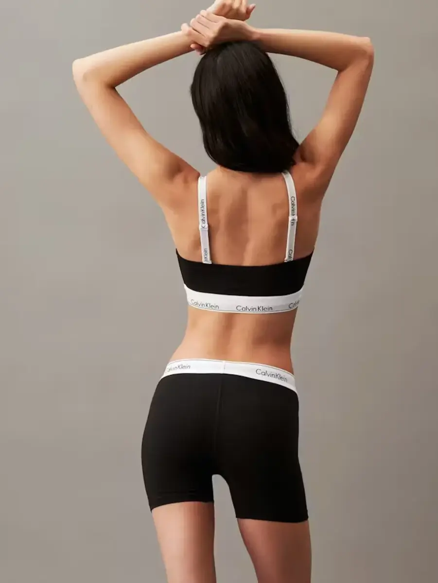 Calvin Klein Bandeau bh - Strapless bh - Katoenen balconette bh met afneembare bandjes