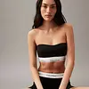 Calvin Klein Bandeau bh - Strapless bh - Katoenen balconette bh met afneembare bandjes
