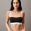 Calvin Klein Bandeau bh - Strapless bh - Katoenen balconette bh met afneembare bandjes