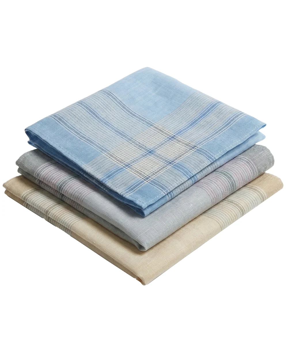 Tiseco 12 stuks Heren zakdoeken - Happy Stripe Tiseco 12 stuks Heren zakdoeken - Happy Stripe