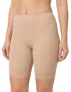 Avet dames boxershort lange pijpjes kant 38490 - Kanten broekje voor onder een jurk - Microfiber ondergoed
