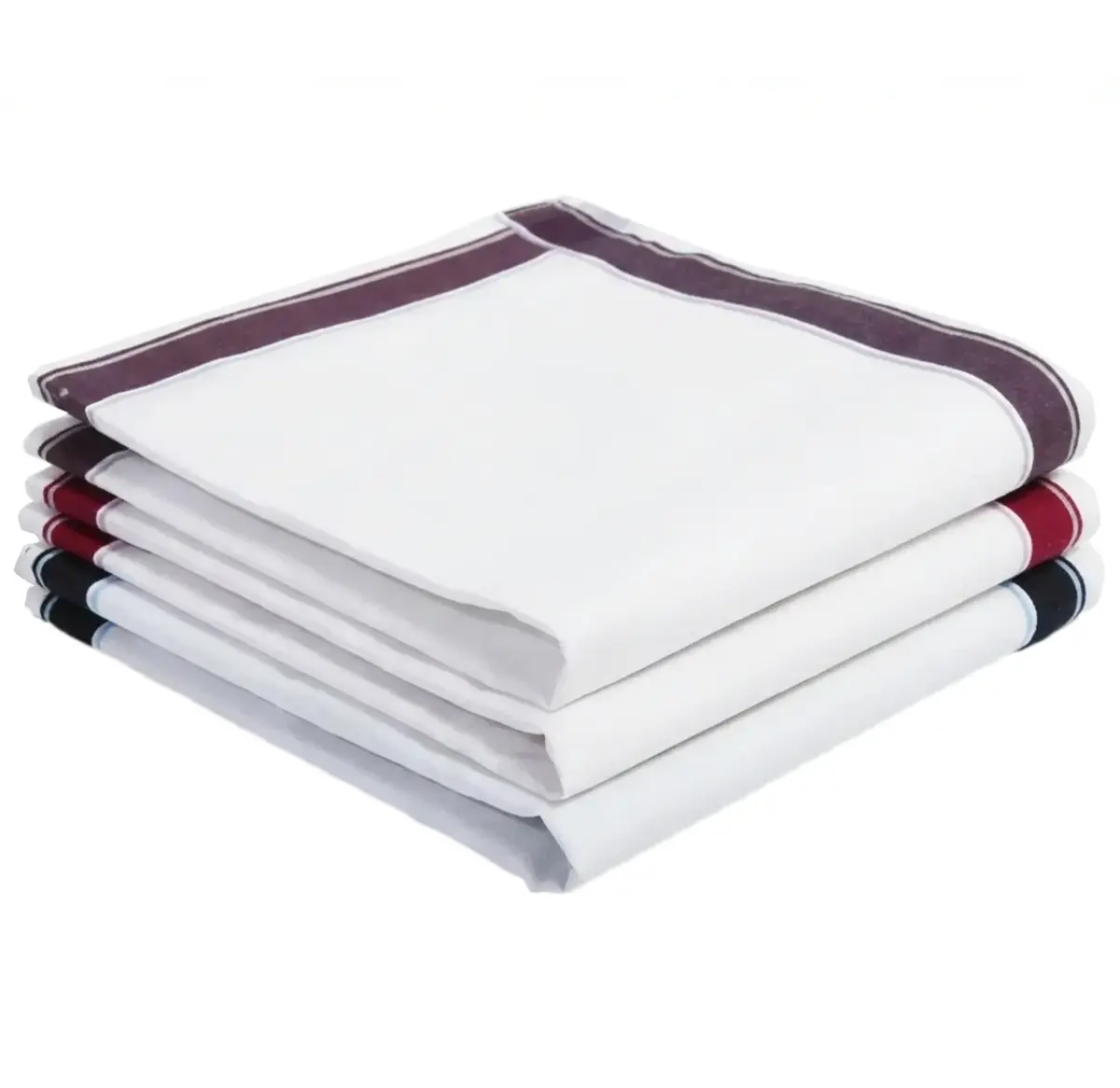 Tiseco 12 stuks Heren zakdoeken - Winter Jack - katoenen mannen zakdoeken