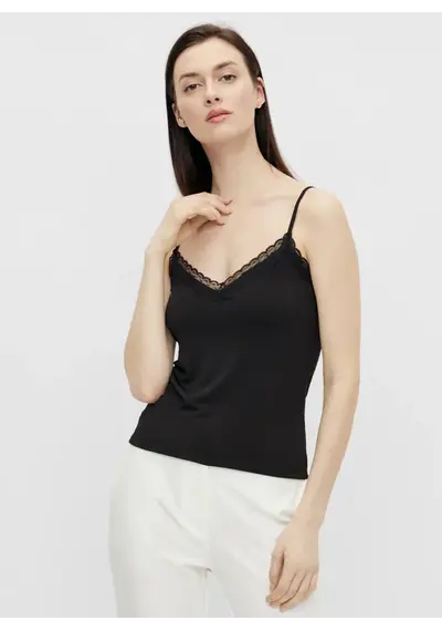 Pieces dames hemd kant - Lace singlet kate