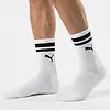 Puma 2-Paar sport sokken Heritage Stripe - Gestreepte katoenen sokken - Dames - Heren witte sokken