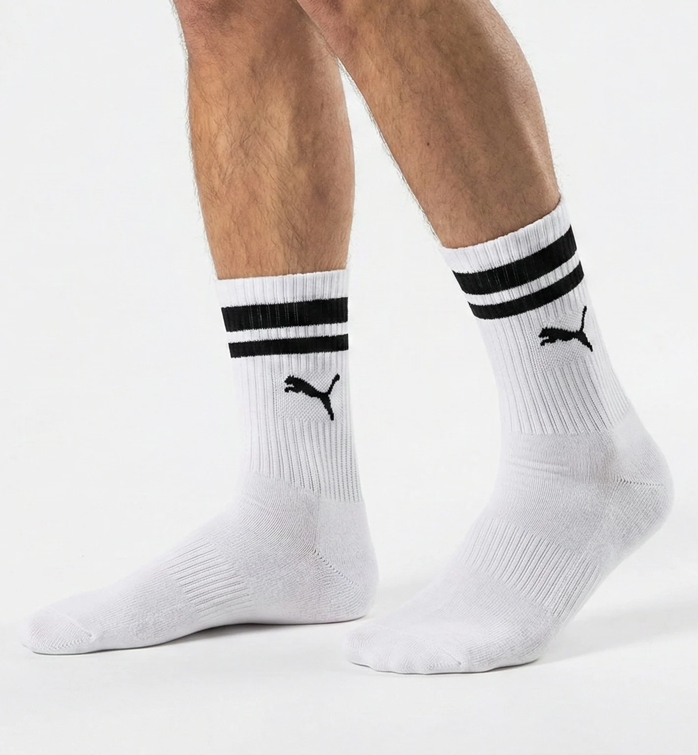 Puma 2-Paar sport sokken Heritage Stripe