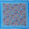 Boerenzakdoek Paisley blauw 55 x 55 cm
