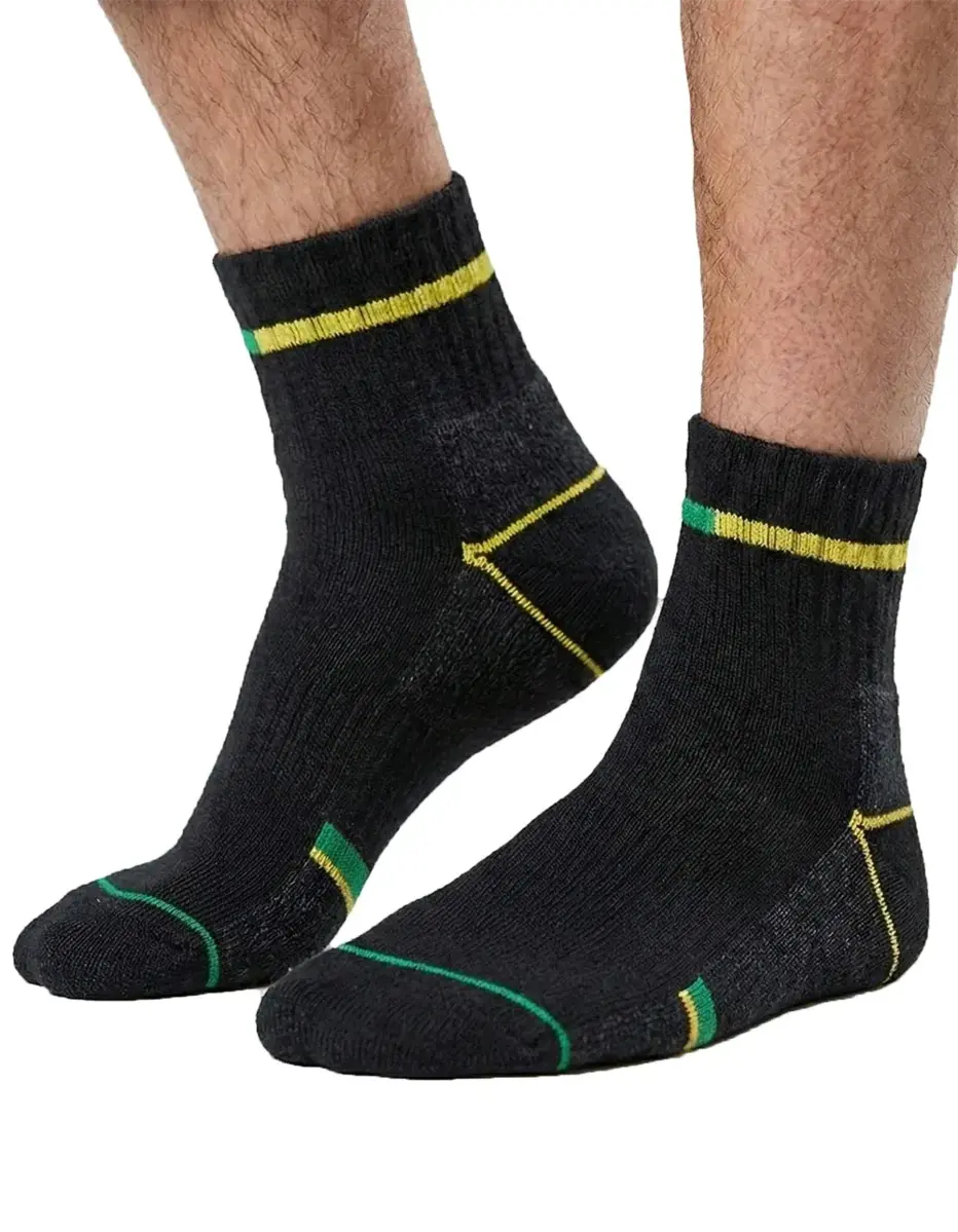 Primair 3-paar Werksokken Quarter - Work - Goedkope heren werksokken - Stevige katoenen sokken met badstof zool