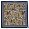 Boeren zakdoek  Paisley donkerblauw 55 x 55 cm