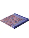 Boeren zakdoek Paisley paars 55 x 55 cm