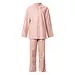 Lunatex flanellen pyjama dames - Dream Queen - Roze