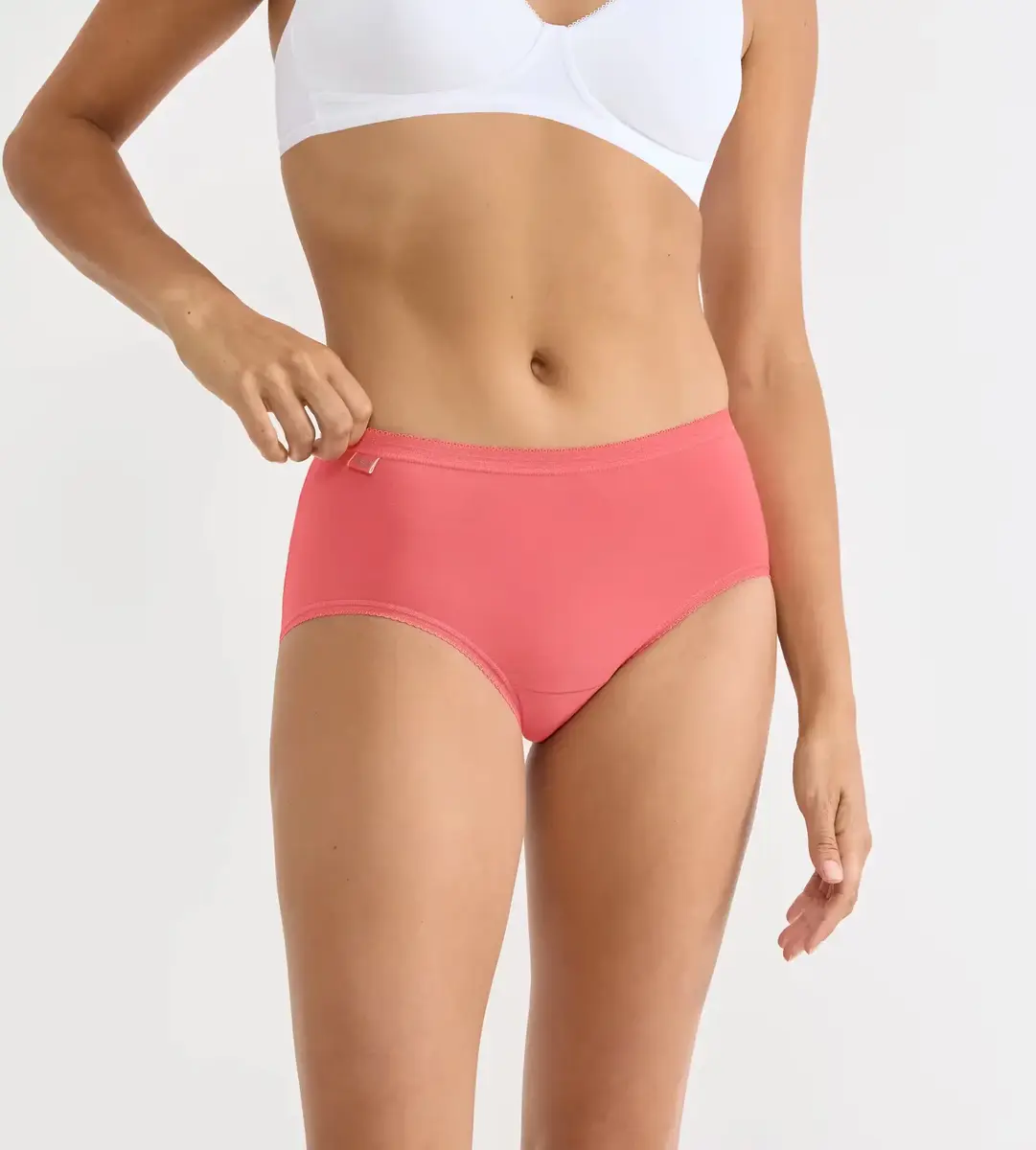 Sloggi 4-pack dames Basic Midi slips - Red combi