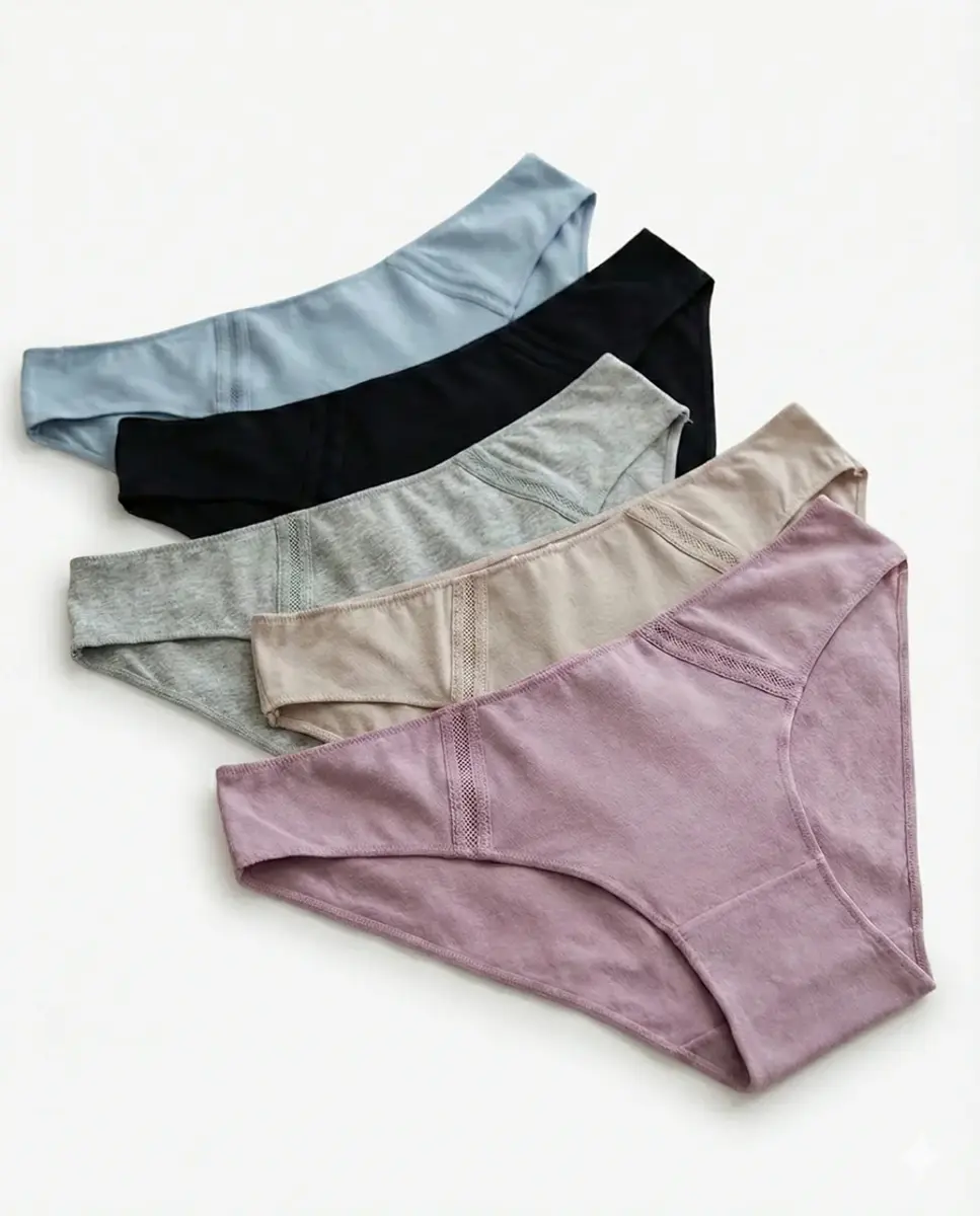 Gaubert 5-pak Organisch katoen mini heupslip - Multipack mini heup onderbroeken