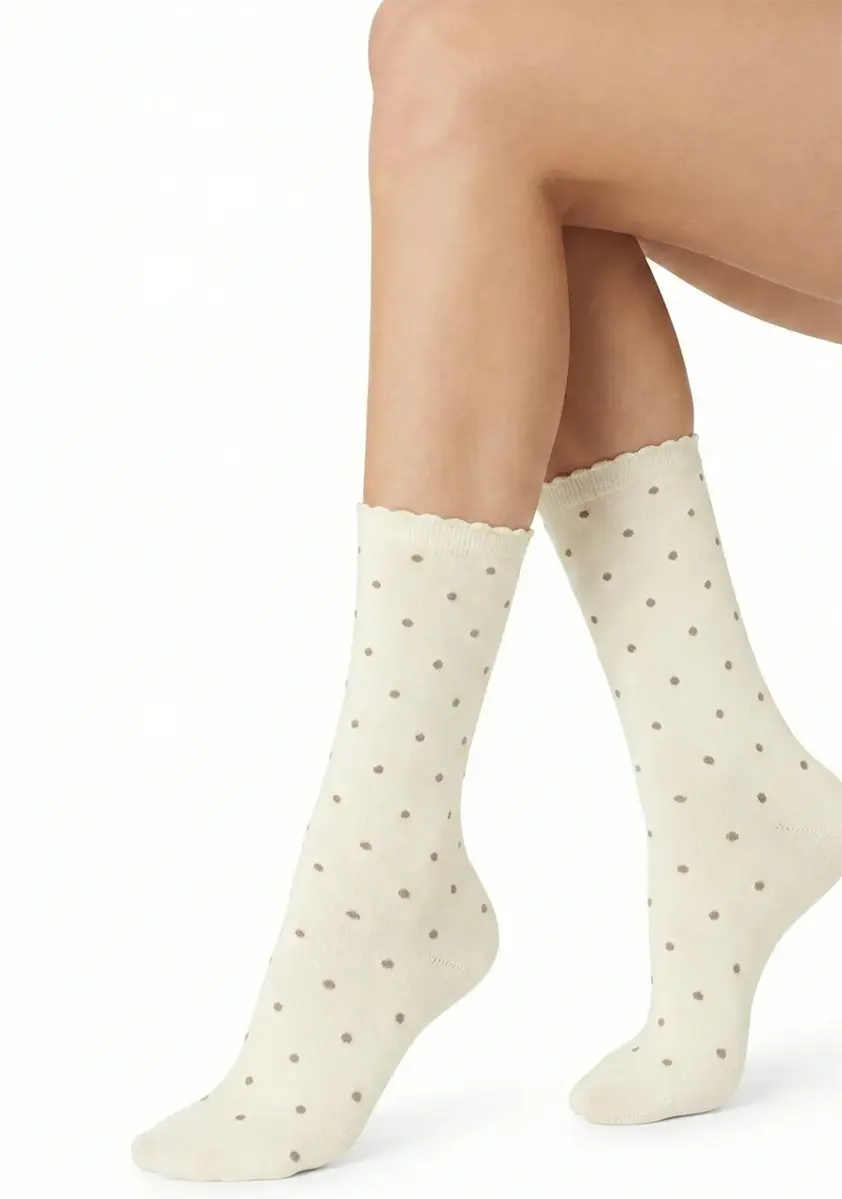 FALKE Spike Dots dames sokken - Katoen