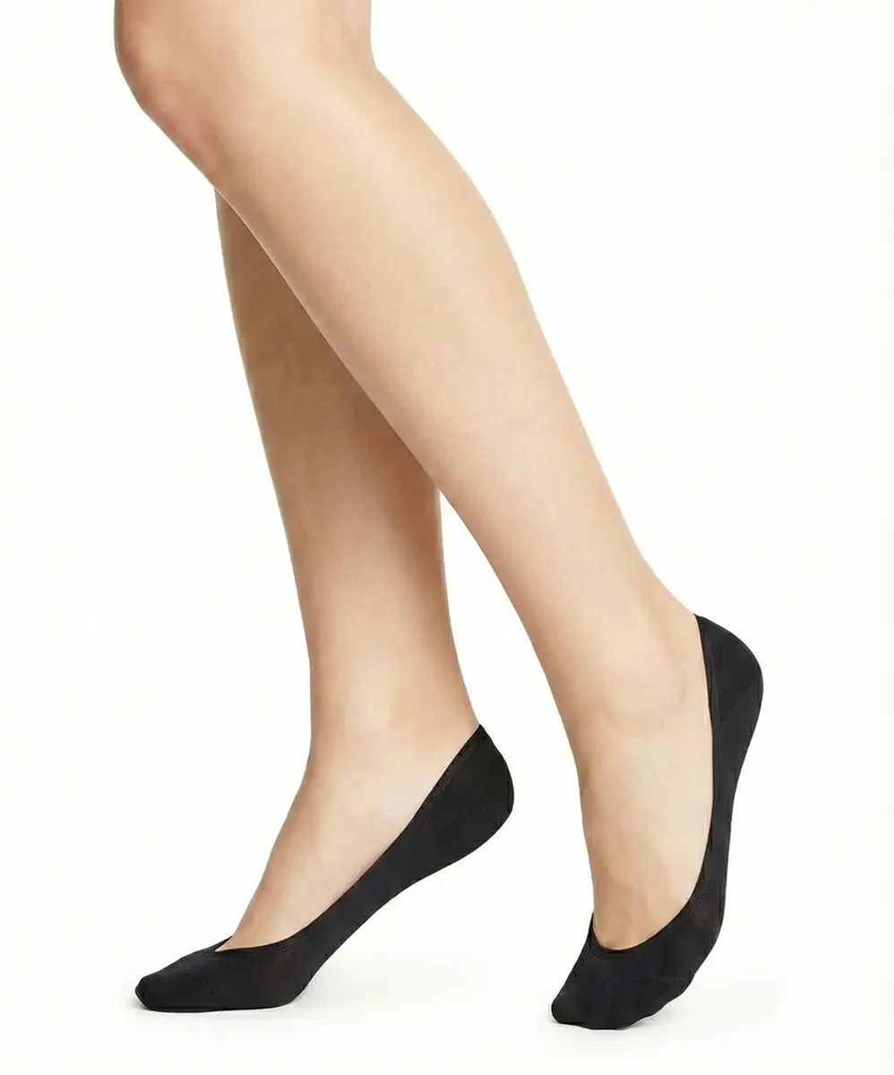 FALKE Elegant Step Dames Footies die niet afzakken - Kousenvoetjes - Sokken voor in loafers - Dames - Heren