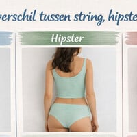Wat is het verschil tussen string, hipster en slip?