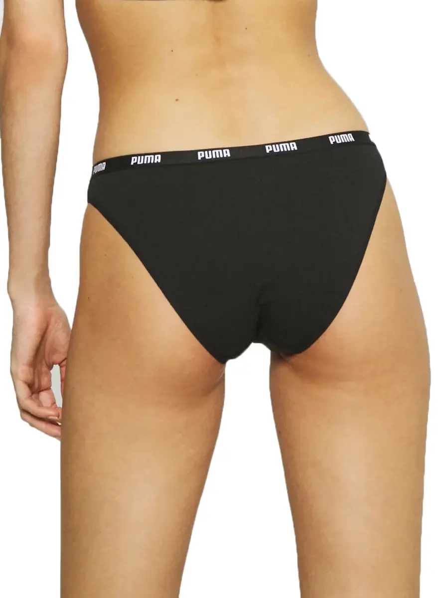 Puma 2-Pack dames Bikini slips - Lage dames katoenen modal slips
