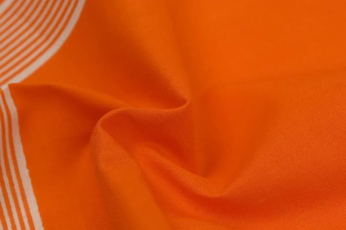 Boeren zakdoek Oranje uni 58 x 58 cm