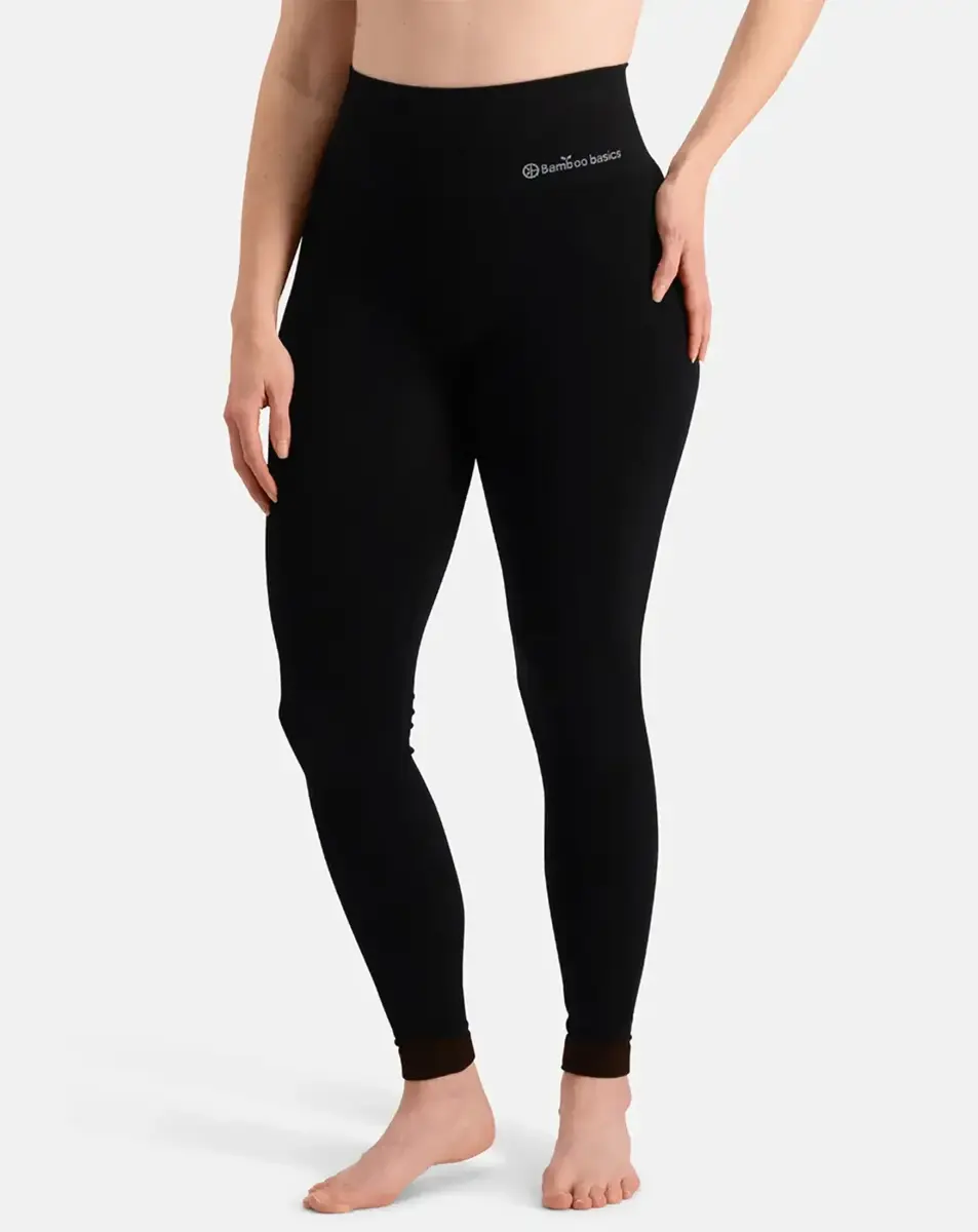 Bamboo Basics naadloze legging dames - Claire - Comfortabele bamboe legging zwart