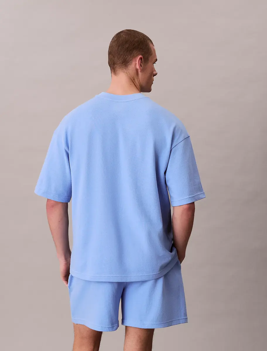 Calvin Klein 100% katoen shortama heren - Katoenen mannen pyjama korte mouw en korte broek