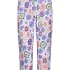 Rebelle capri pyjama dames - Pink Bloom - Copy