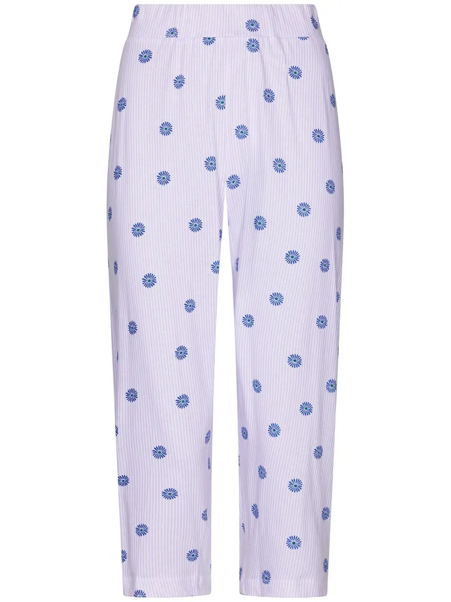 Rebelle capri pyjama dames doorknoop -  Waterflower