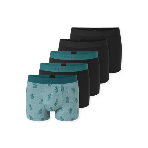 Schiesser 5-pack heren boxershort 95/5 -  Darkblue