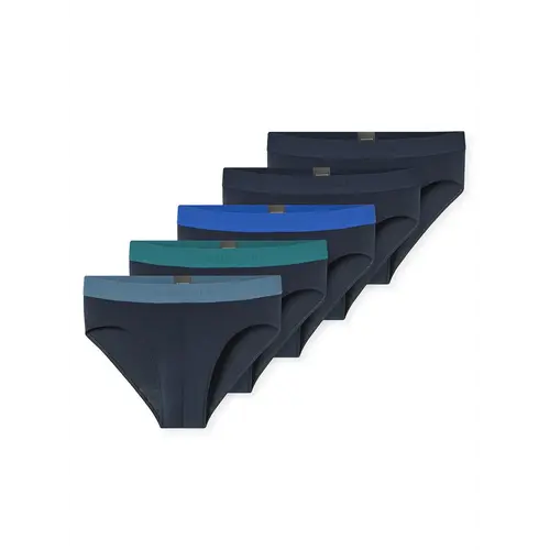 Schiesser 5-pack heren Rio slip 95/5- Zwart